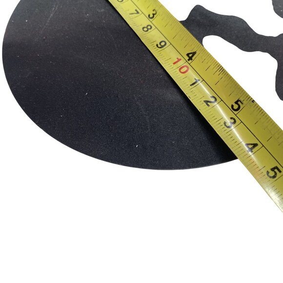 Black Metal Christmas Tree Candle Holder With Red Glass Votives - Picture 6 of 7